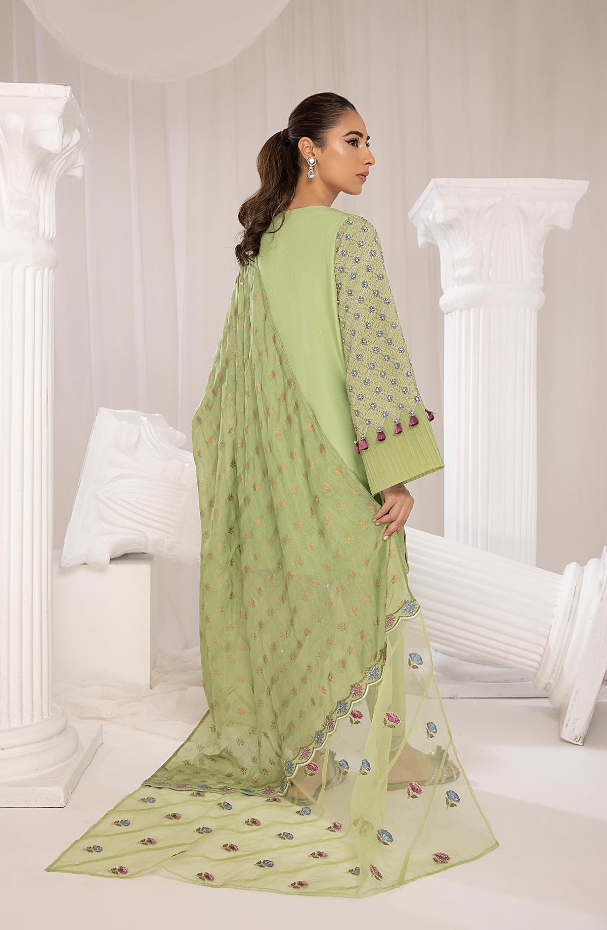 Mina Kashif | Luxury Pret | MK23-19 by Mina Kashif - Designer Dress - Type: Formal - Available at Libayah - 100% Original