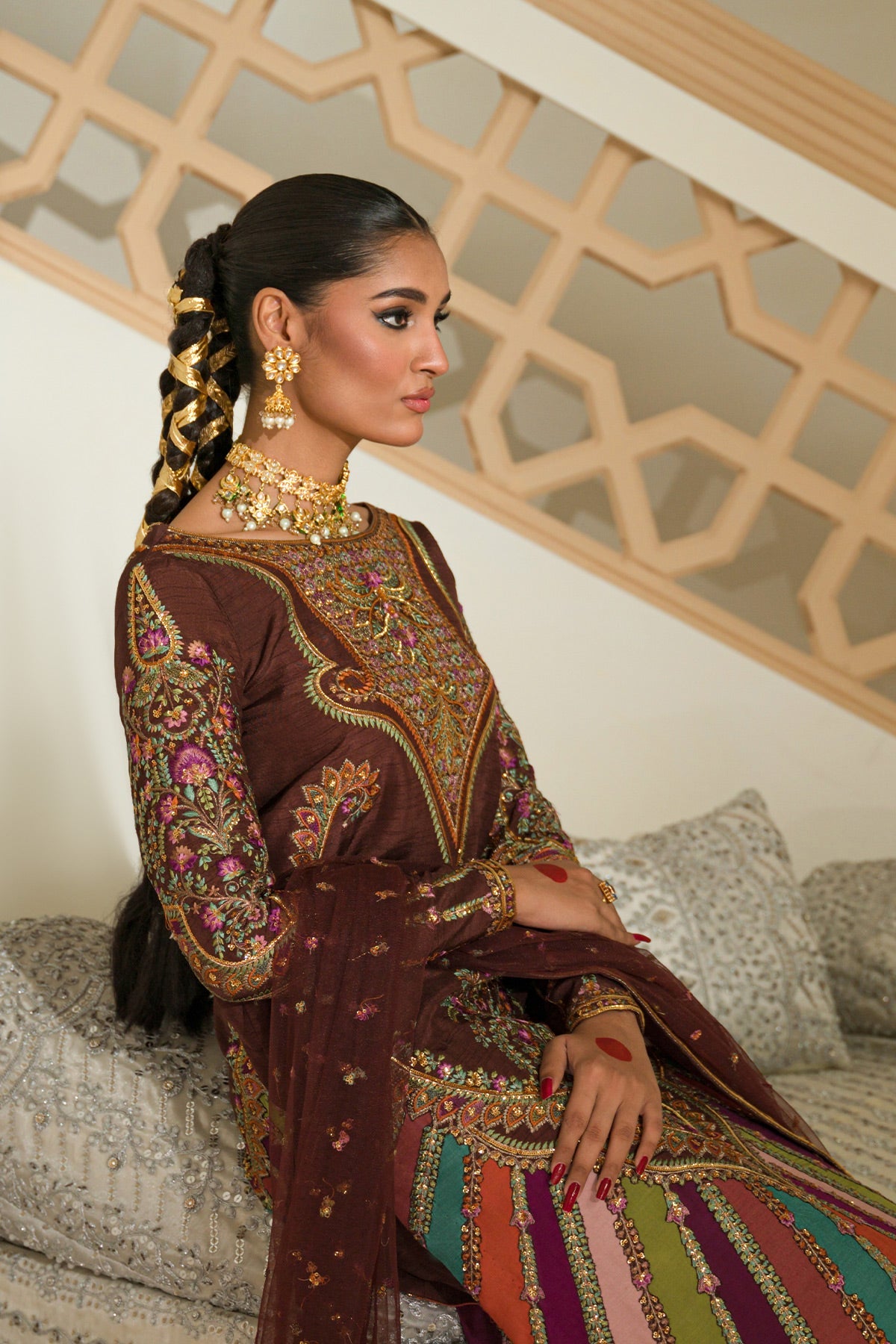 Mina Kashif | Wedding Formals | Zehrah by Mina Kashif - Designer Dress - Type: Formal - Available at Libayah - 100% Original