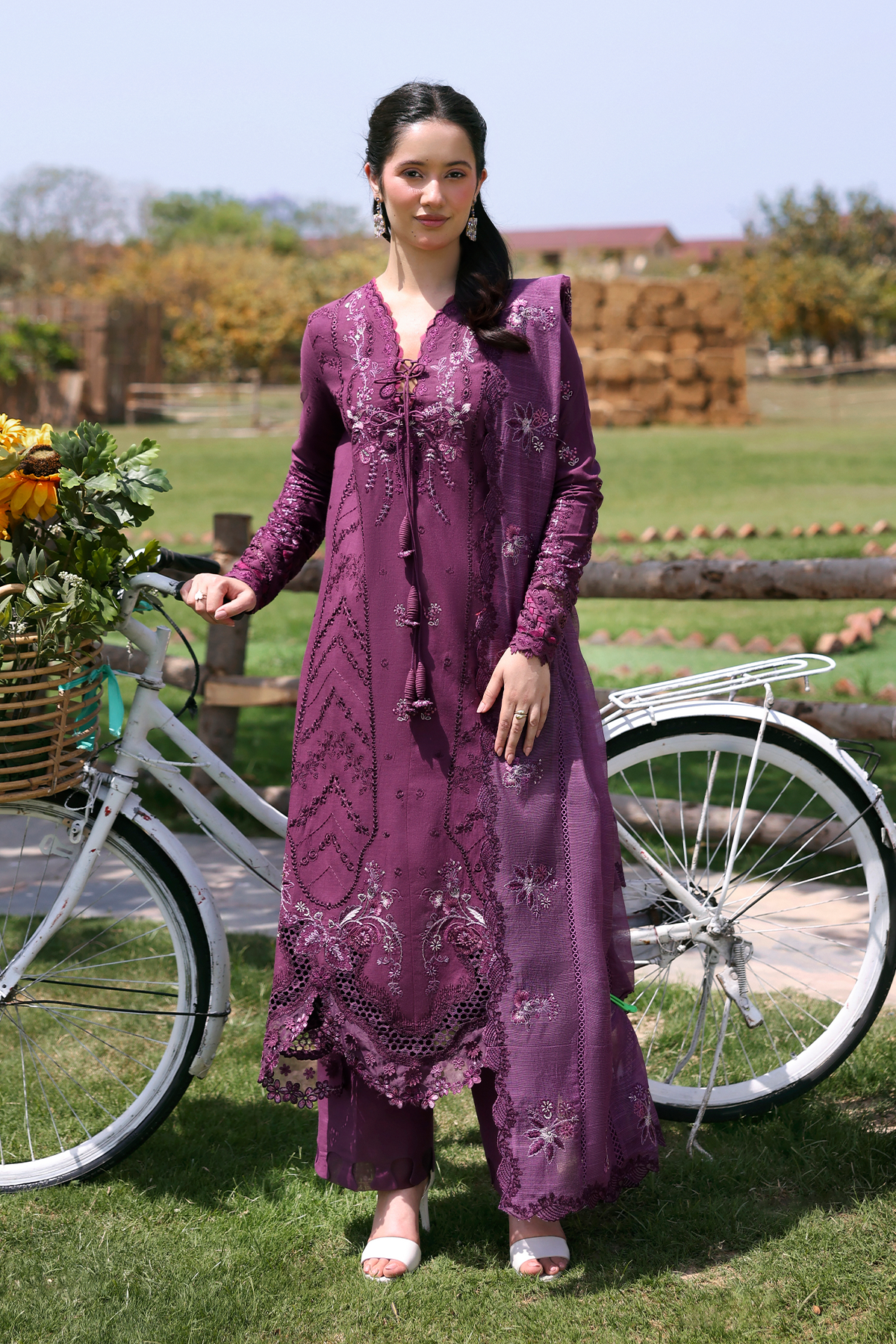 Afrozeh | Basic Pret 26 RTW | NACRE by Afrozeh - Designer Dress  - Type : Ladies Clothes - Available at Libayah - 100% Original 