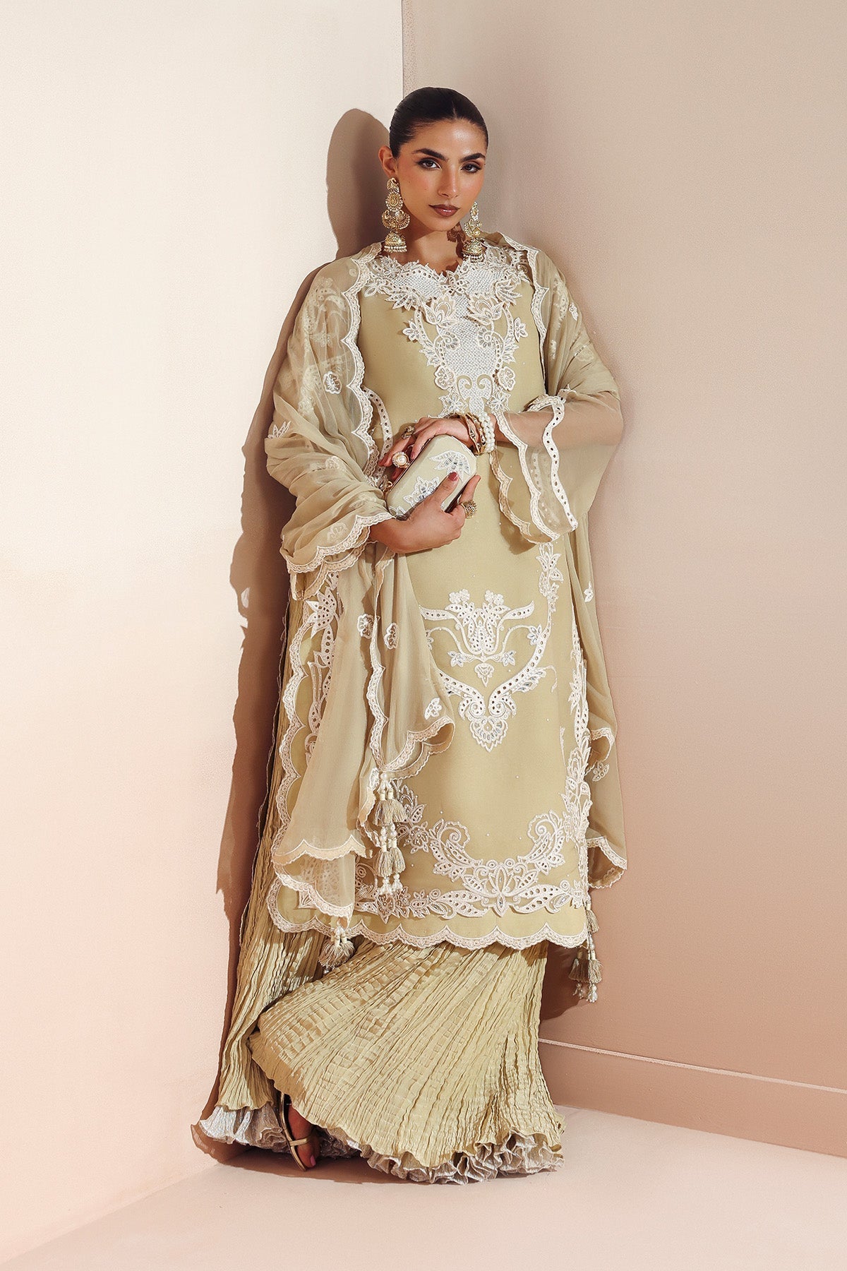 ALIHA – authentic Pakistani formal dress from the Alizeh Aymal Luxury Bamber Chiffon collection for women in the UK.