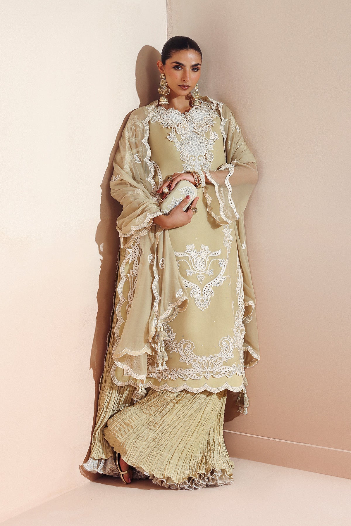 ALIHA – authentic Pakistani formal dress from the Alizeh Aymal Luxury Bamber Chiffon collection for women in the UK.