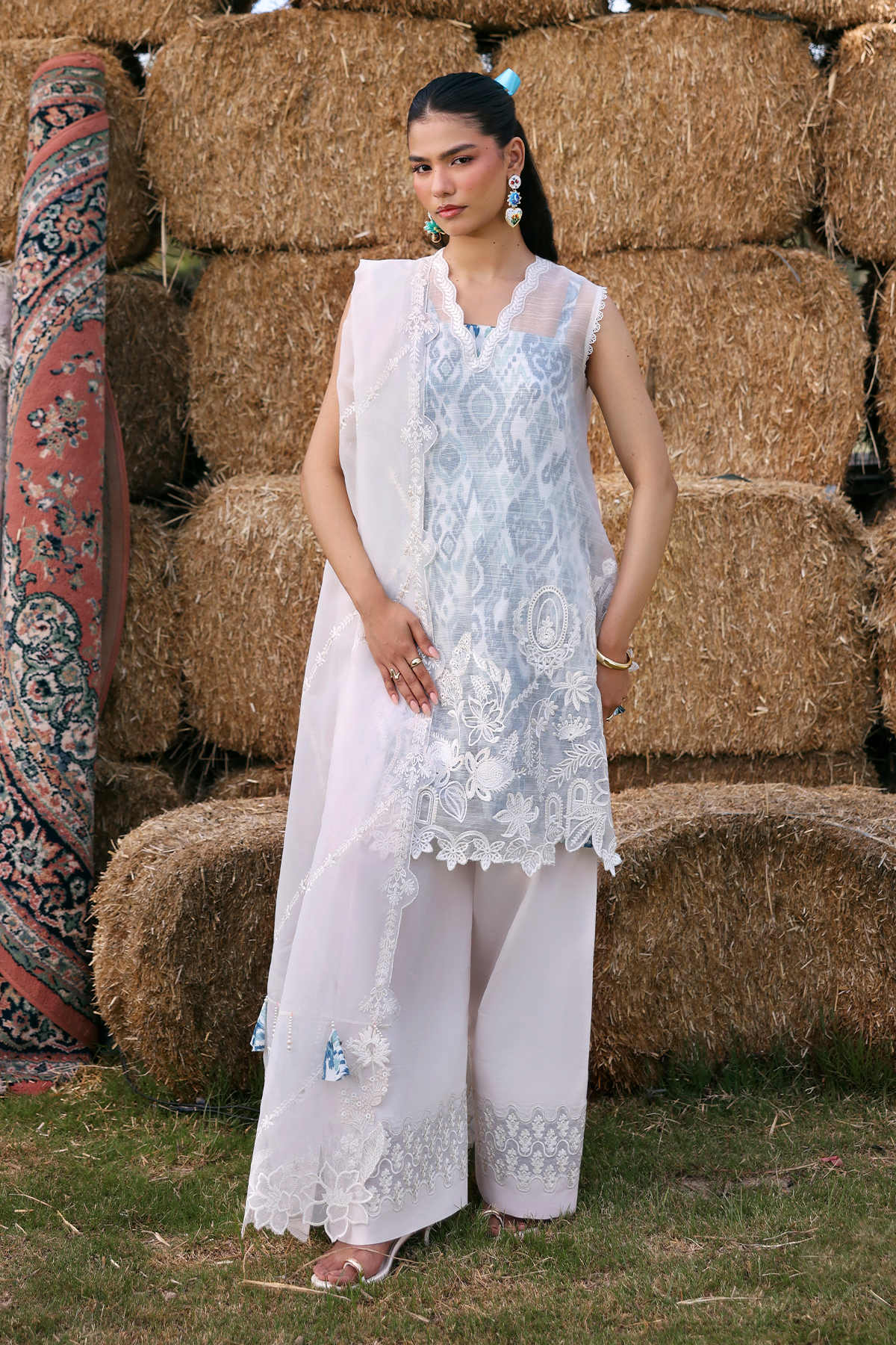 Afrozeh | Basic Pret 26 RTW | NACRE by Afrozeh - Designer Dress  - Type : Ladies Clothes - Available at Libayah - 100% Original 