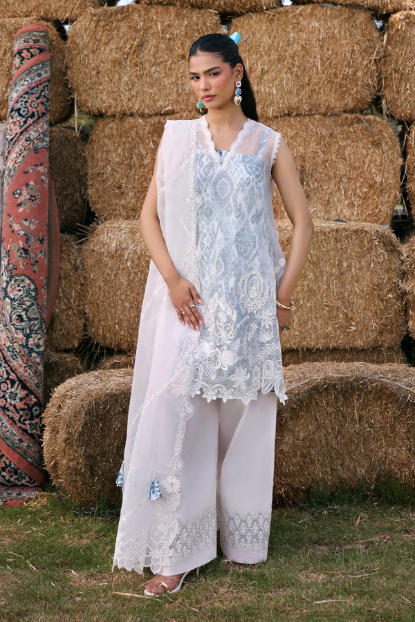 Afrozeh | Basic Pret 26 RTW | NACRE by Afrozeh - Designer Dress  - Type : Ladies Clothes - Available at Libayah - 100% Original 
