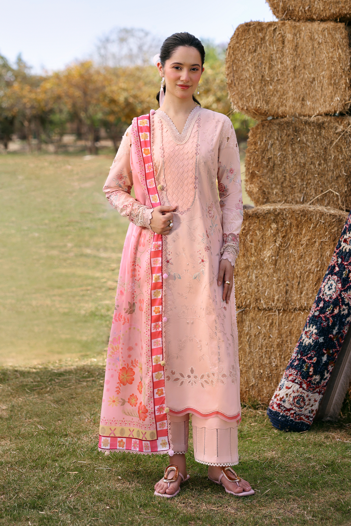 Afrozeh | Basic Pret 26 RTW | NACRE by Afrozeh - Designer Dress  - Type : Ladies Clothes - Available at Libayah - 100% Original 
