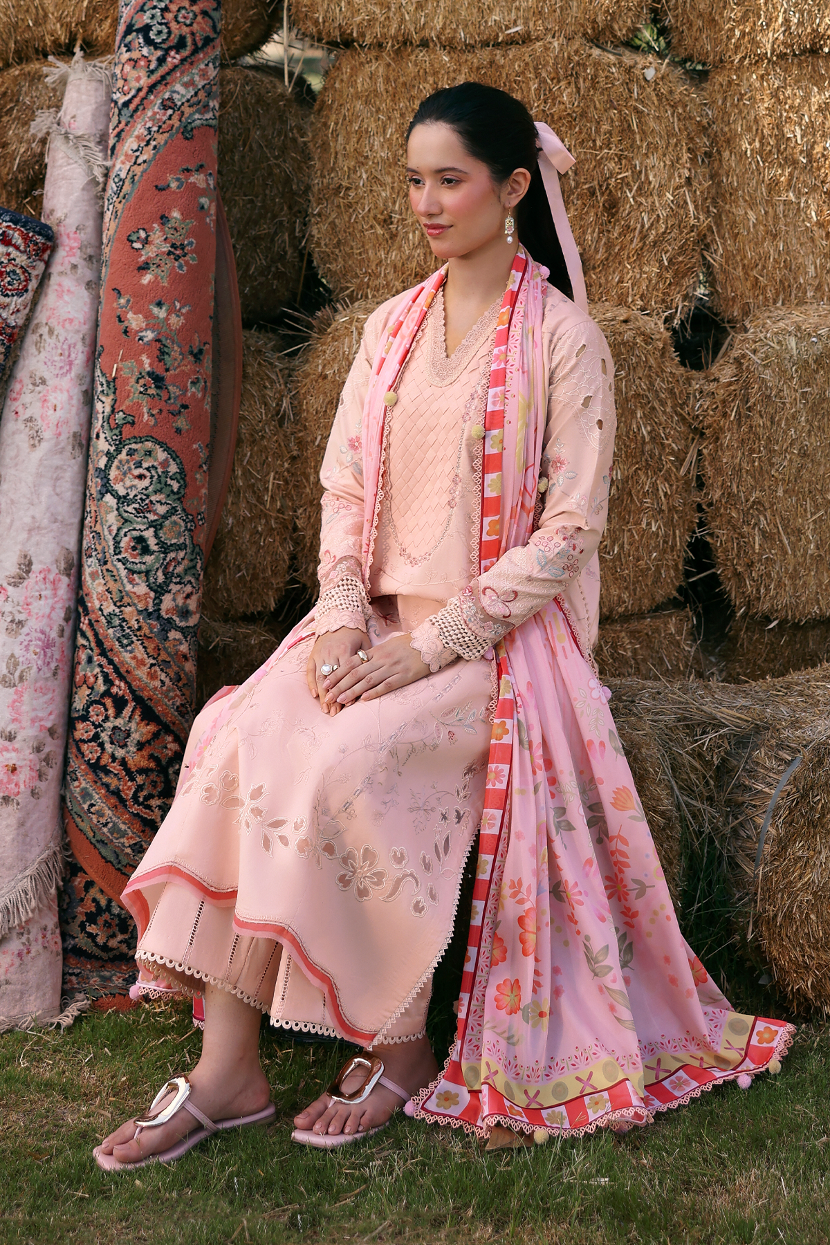 Afrozeh | Basic Pret 26 RTW | NACRE by Afrozeh - Designer Dress  - Type : Ladies Clothes - Available at Libayah - 100% Original 