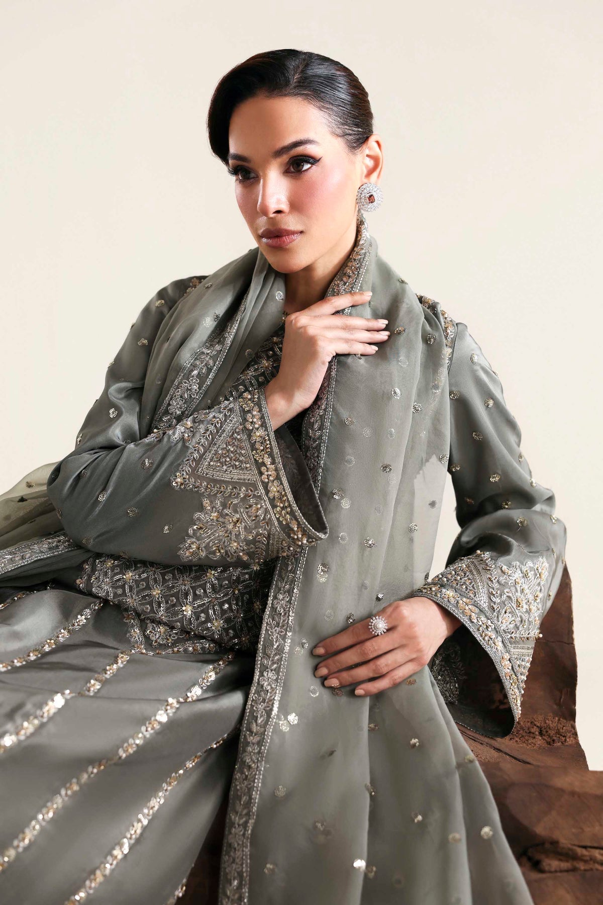 Akbar Aslam | Formal Pret | Zivara - Designer Dress - Type : Ladies Clothes - Available at Libayah - 100% Original