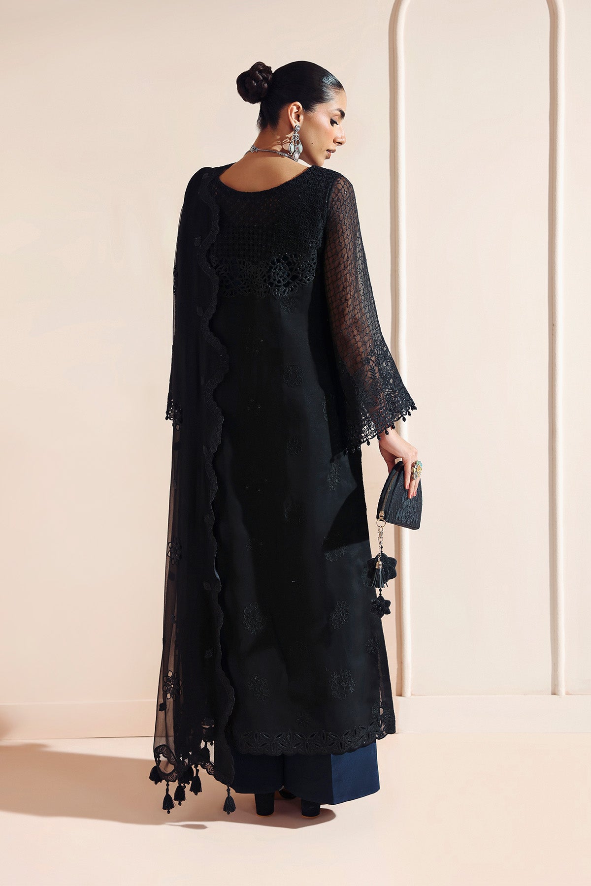 RIKA – authentic Pakistani formal dress from the Alizeh Aymal Luxury Bamber Chiffon collection for women in the UK.