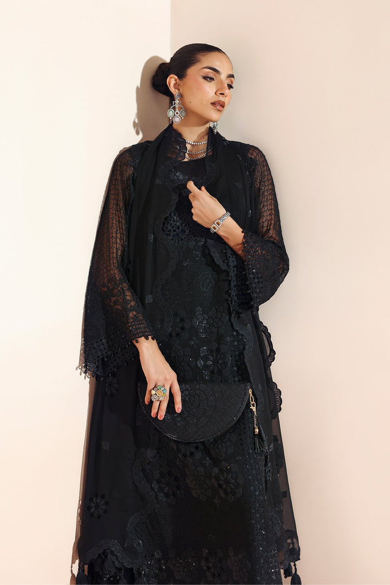 RIKA – authentic Pakistani formal dress from the Alizeh Aymal Luxury Bamber Chiffon collection for women in the UK.