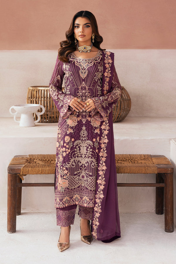 Ramsha | Arzoo Chiffon | U-112 by Ramsha - Designer Dress - Type: Ladies Clothes - Available at Libayah - 100% Original