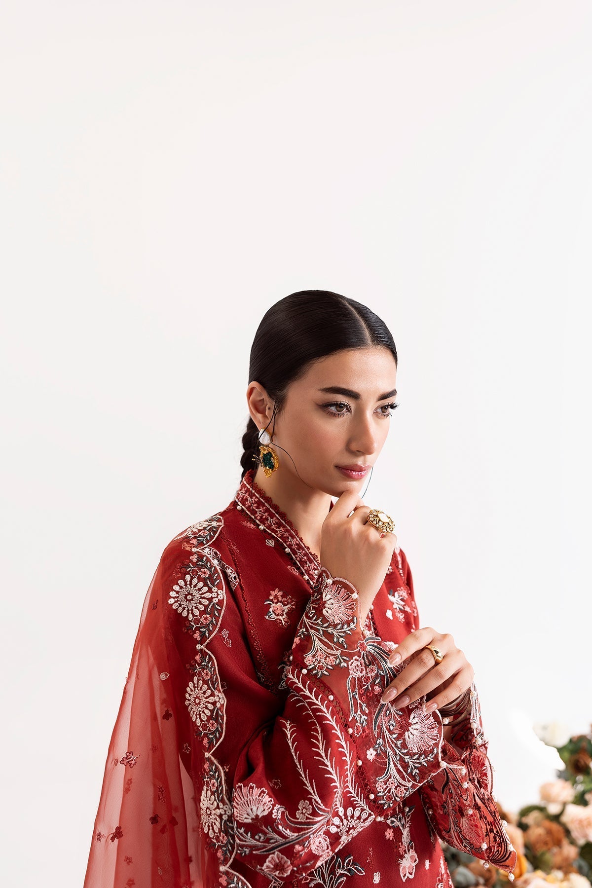 Enzo | Tu Es Aime | Rouille by Enzo - Designer Dress  - Type : Ladies Clothes - Available at Libayah - 100% Original 