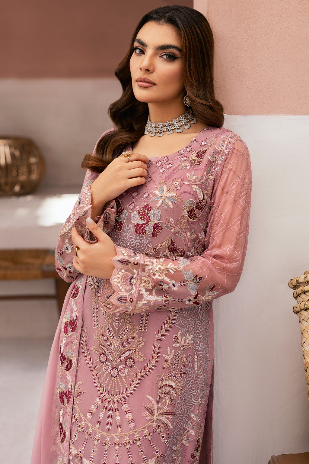 Ramsha | Arzoo Chiffon | U-109 by Ramsha - Designer Dress - Type: Ladies Clothes - Available at Libayah - 100% Original