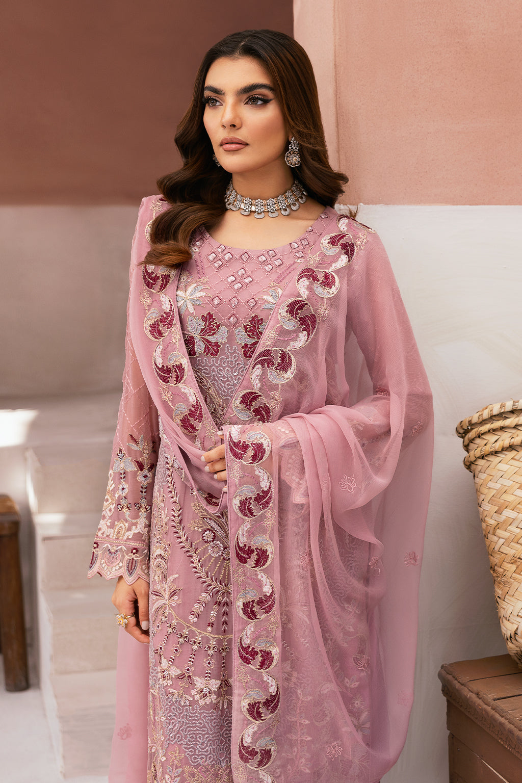 Ramsha | Arzoo Chiffon | U-109 by Ramsha - Designer Dress - Type: Ladies Clothes - Available at Libayah - 100% Original