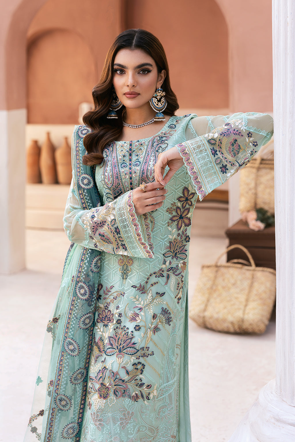 Ramsha | Arzoo Chiffon | U-108 by Ramsha - Designer Dress - Type: Ladies Clothes - Available at Libayah - 100% Original