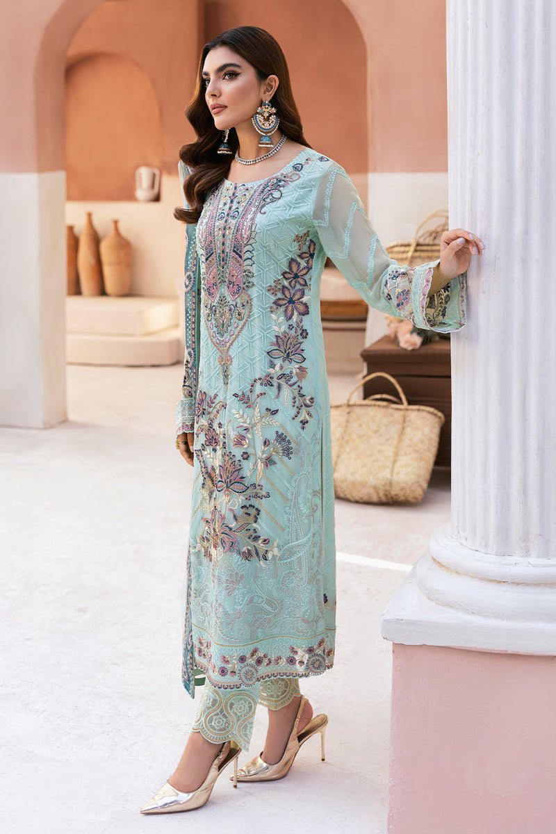 Ramsha | Arzoo Chiffon | U-108 by Ramsha - Designer Dress - Type: Ladies Clothes - Available at Libayah - 100% Original