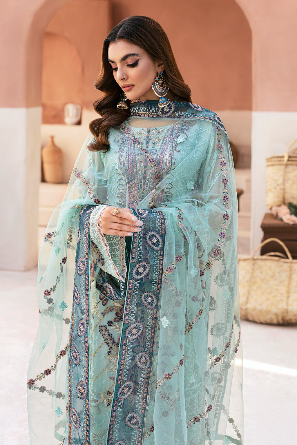 Ramsha | Arzoo Chiffon | U-108 by Ramsha - Designer Dress - Type: Ladies Clothes - Available at Libayah - 100% Original