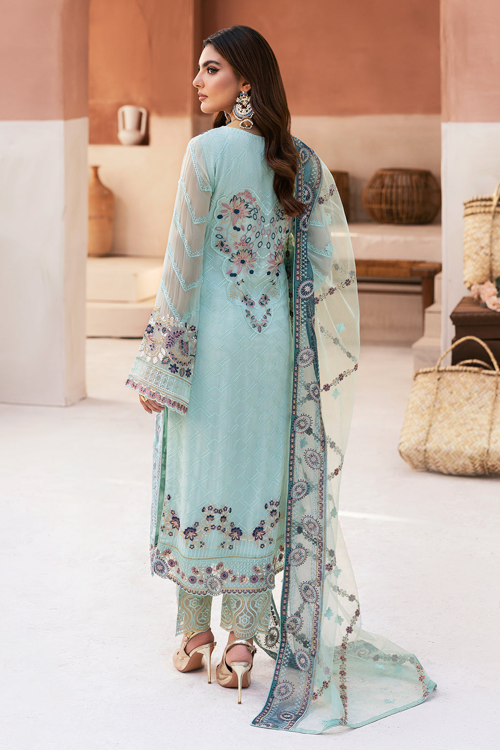 Ramsha | Arzoo Chiffon | U-108 by Ramsha - Designer Dress - Type: Ladies Clothes - Available at Libayah - 100% Original