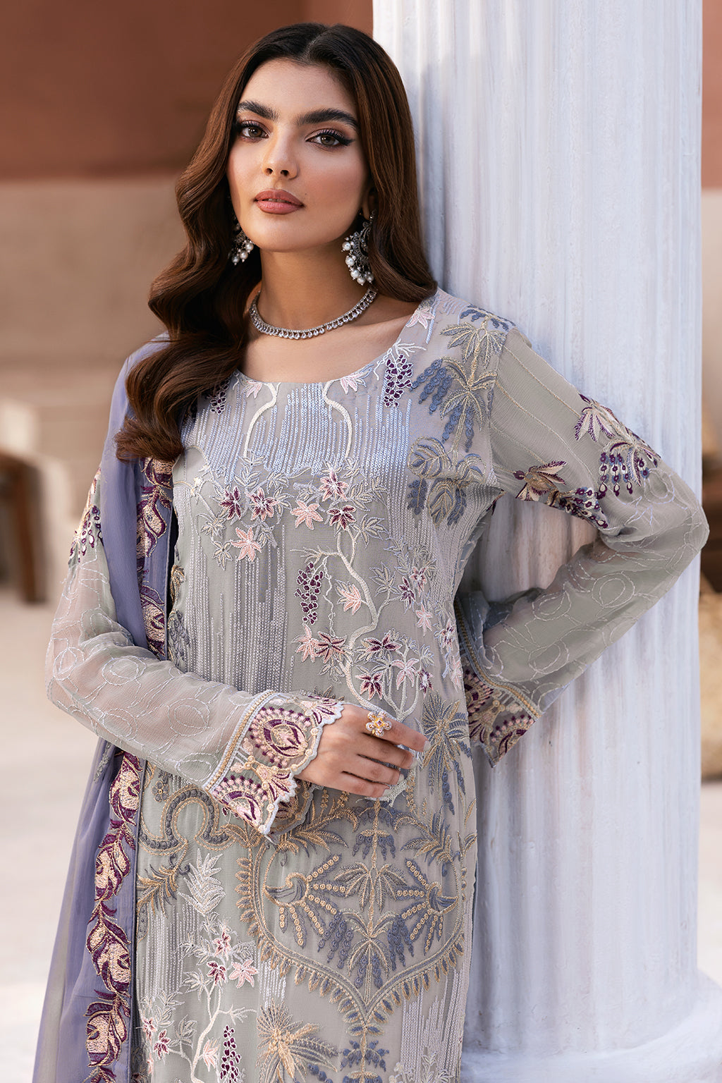 Ramsha | Arzoo Chiffon | U-102 by Ramsha - Designer Dress - Type: Ladies Clothes - Available at Libayah - 100% Original
