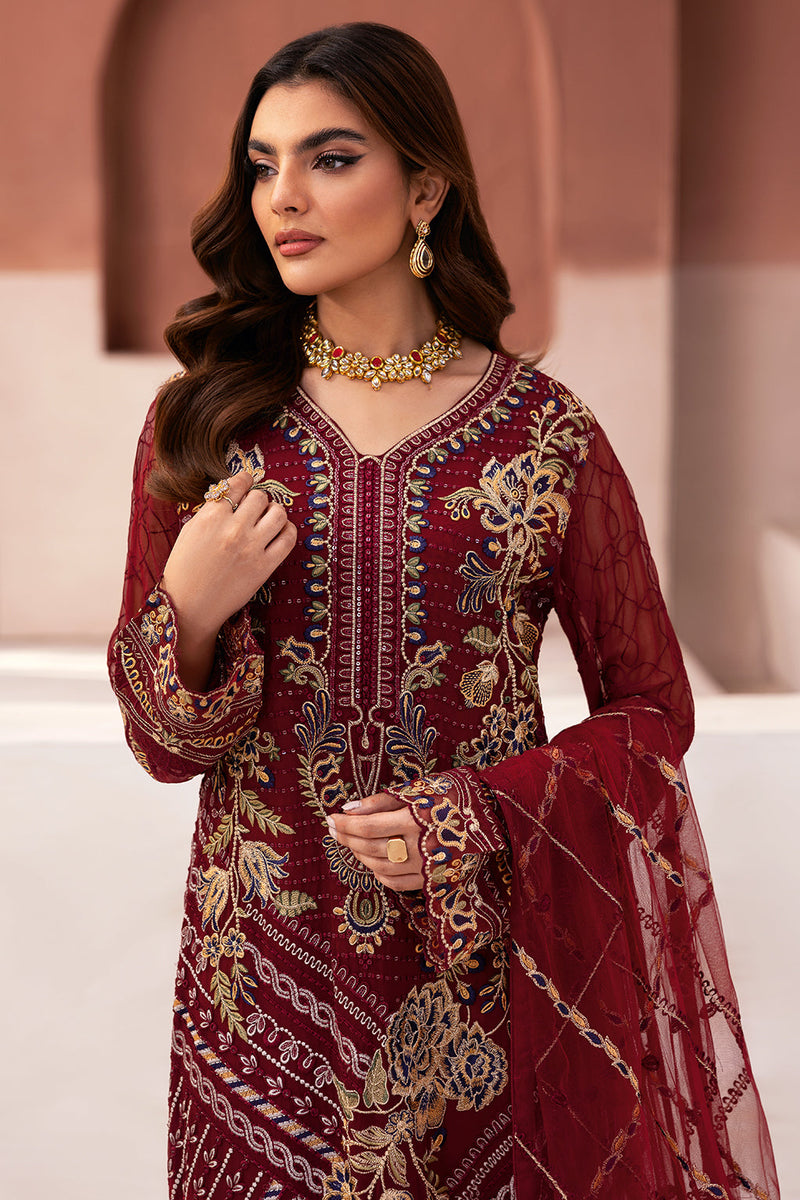 Ramsha | Arzoo Chiffon | U-106 by Ramsha - Designer Dress - Type: Ladies Clothes - Available at Libayah - 100% Original