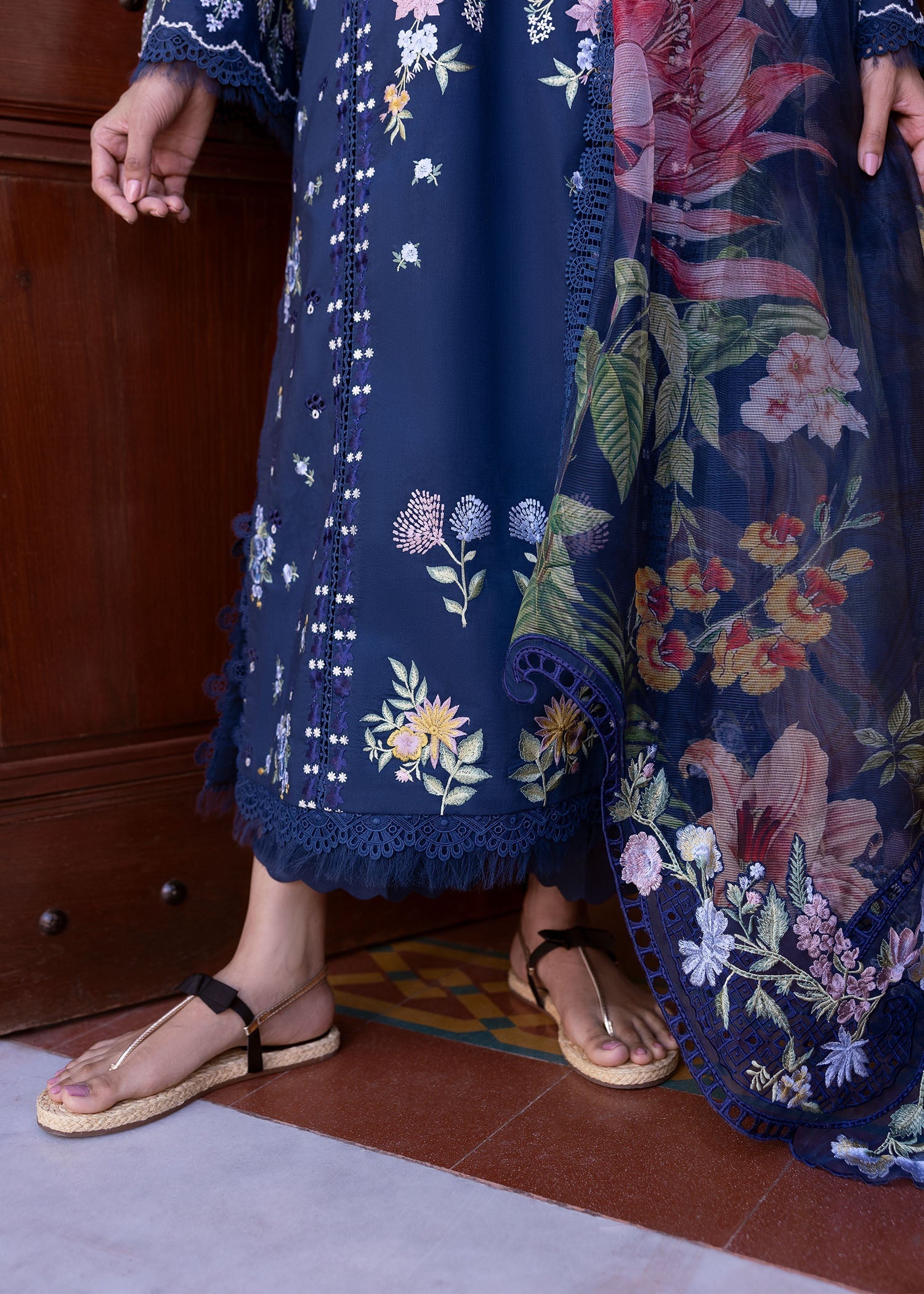 Saira Shakira | Bloom Lawn 25 | HANGING GARDENS 2-B by Saira Shakira - Designer Dress - Type: Ladies Clothes - Available at Libayah - 100% Original