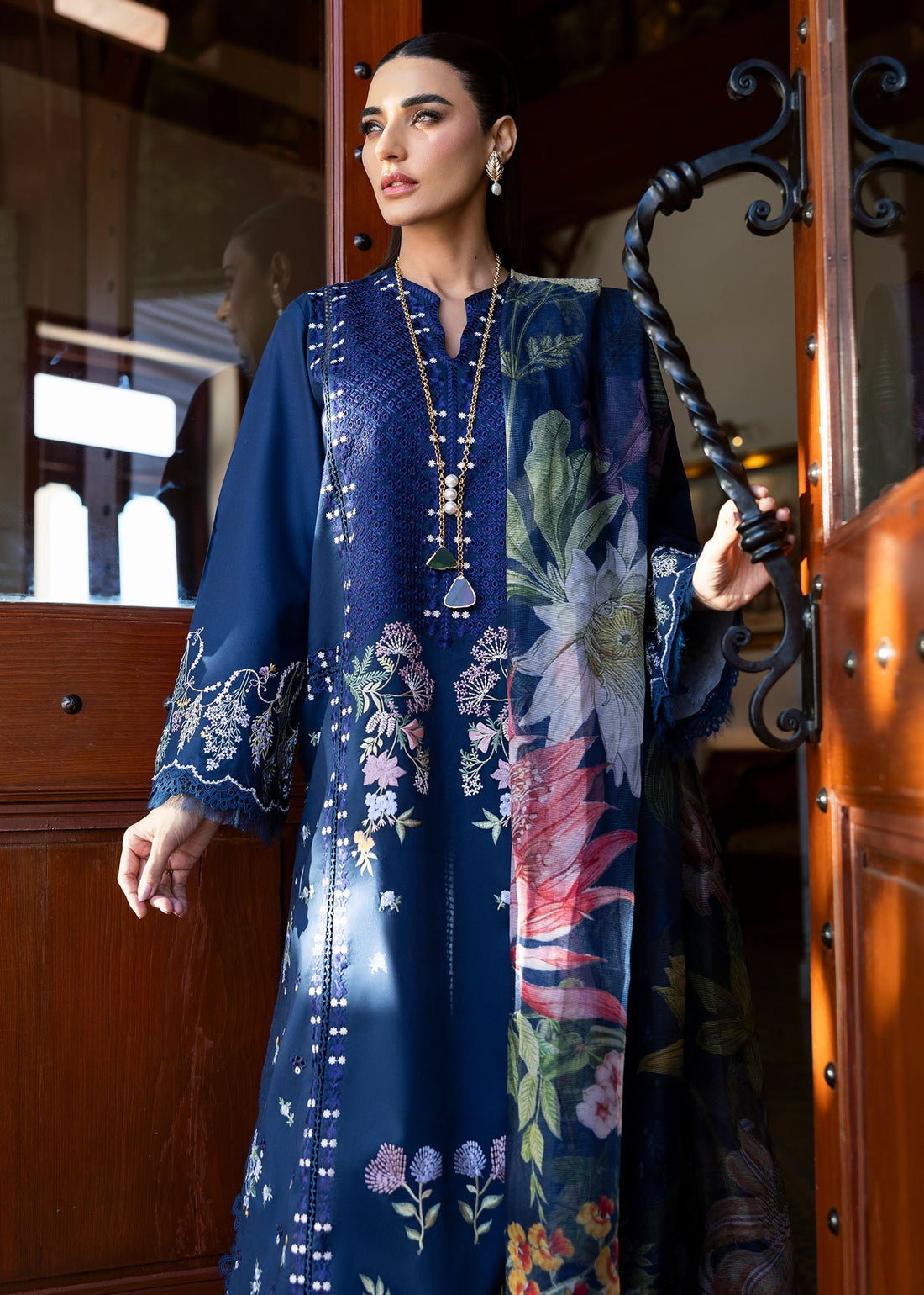 Saira Shakira | Bloom Lawn 25 | HANGING GARDENS 2-B by Saira Shakira - Designer Dress - Type: Ladies Clothes - Available at Libayah - 100% Original