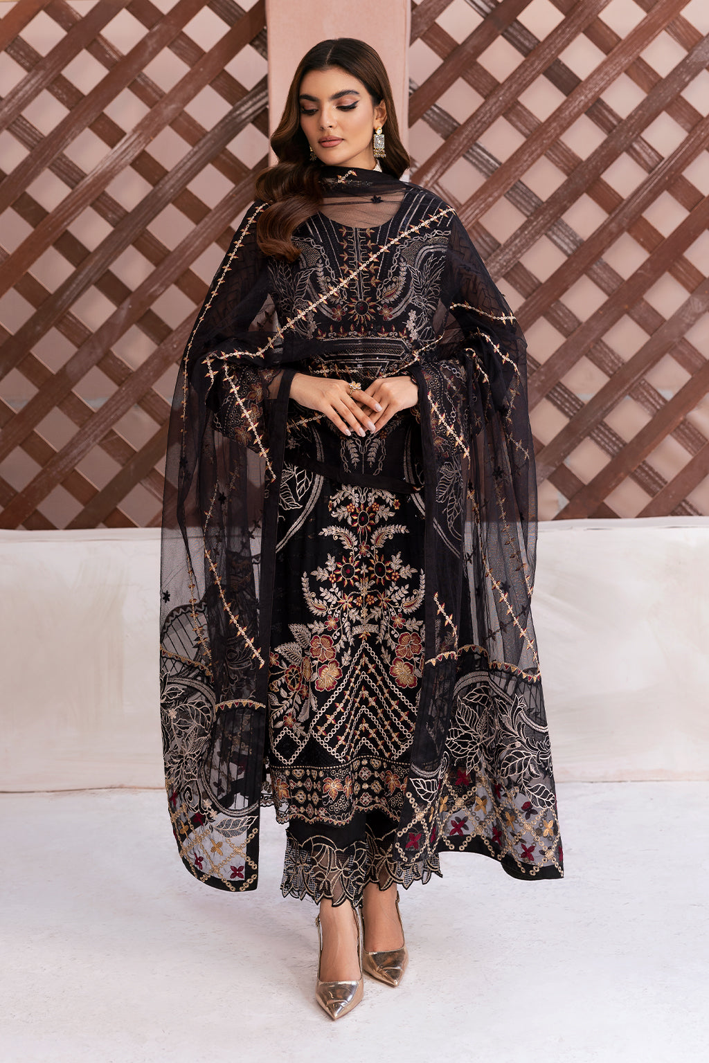 Ramsha | Arzoo Chiffon | U-107 by Ramsha - Designer Dress - Type: Ladies Clothes - Available at Libayah - 100% Original