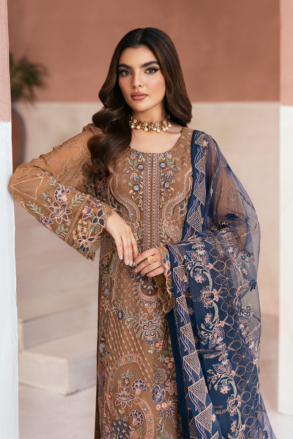 Ramsha | Arzoo Chiffon | U-110 by Ramsha - Designer Dress - Type: Ladies Clothes - Available at Libayah - 100% Original