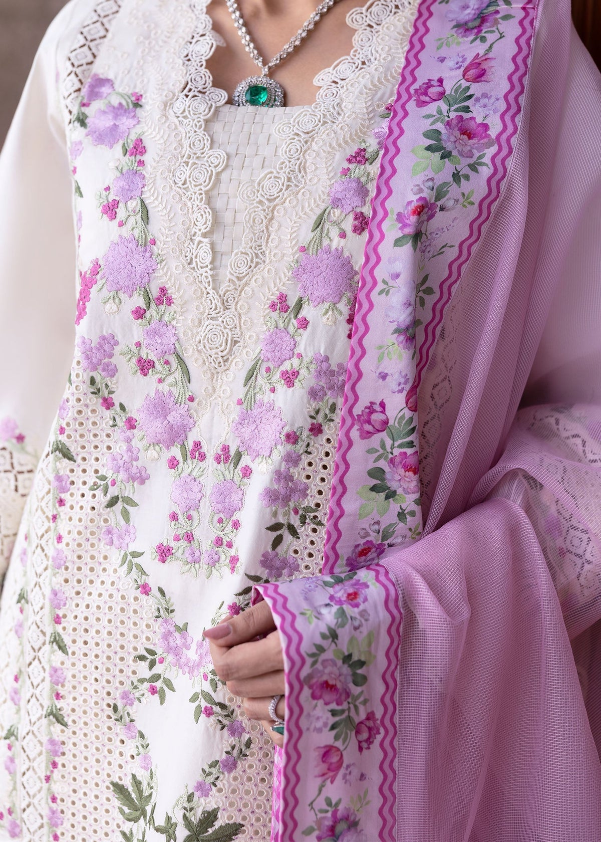 Saira Shakira | Bloom Lawn 25 | ZERENE 1-A by Saira Shakira - Designer Dress - Type: Ladies Clothes - Available at Libayah - 100% Original