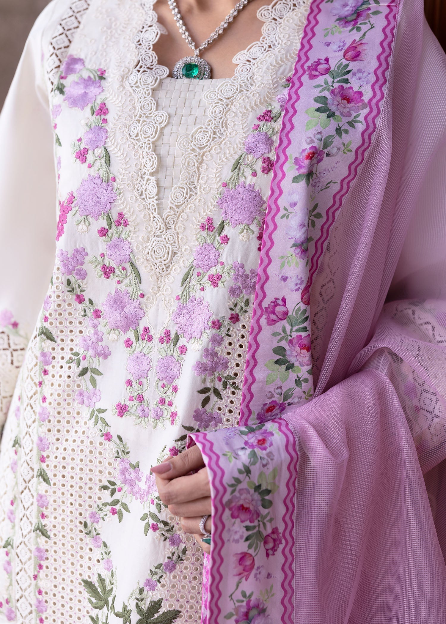 Saira Shakira | Bloom Lawn 25 | ZERENE 1-A by Saira Shakira - Designer Dress - Type: Ladies Clothes - Available at Libayah - 100% Original