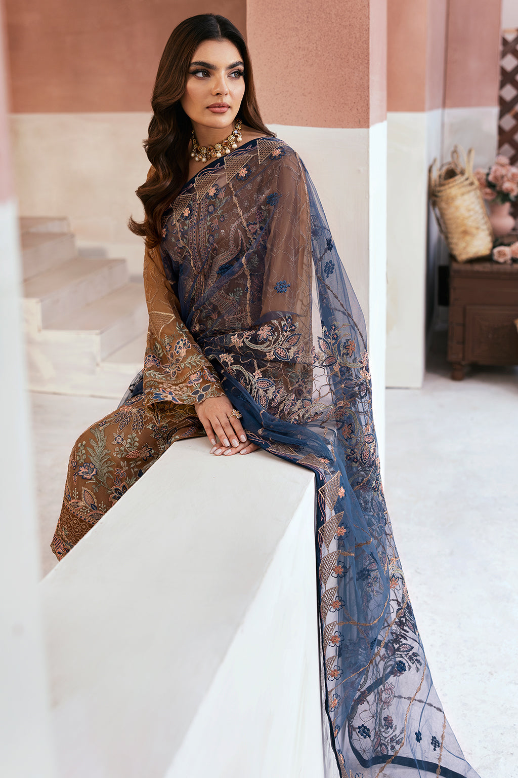 Ramsha | Arzoo Chiffon | U-110 by Ramsha - Designer Dress - Type: Ladies Clothes - Available at Libayah - 100% Original
