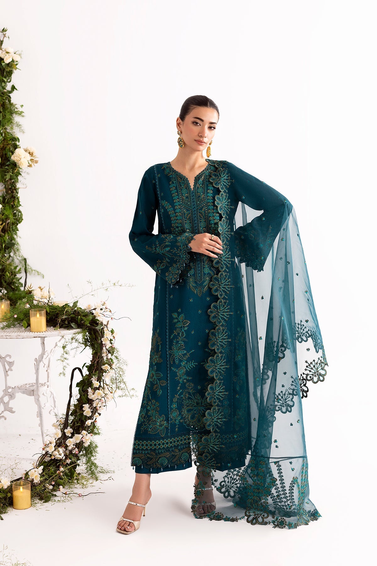 Enzo | Tu Es Aime | Sarcelle by Enzo - Designer Dress  - Type : Ladies Clothes - Available at Libayah - 100% Original 