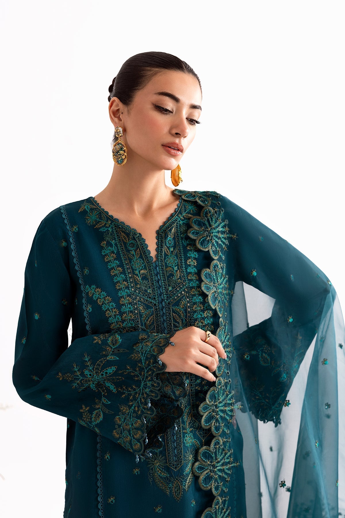 Enzo | Tu Es Aime | Sarcelle by Enzo - Designer Dress  - Type : Ladies Clothes - Available at Libayah - 100% Original 