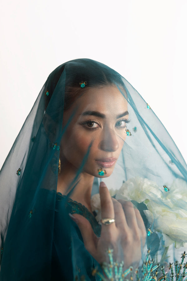 Enzo | Tu Es Aime | Sarcelle by Enzo - Designer Dress  - Type : Ladies Clothes - Available at Libayah - 100% Original 