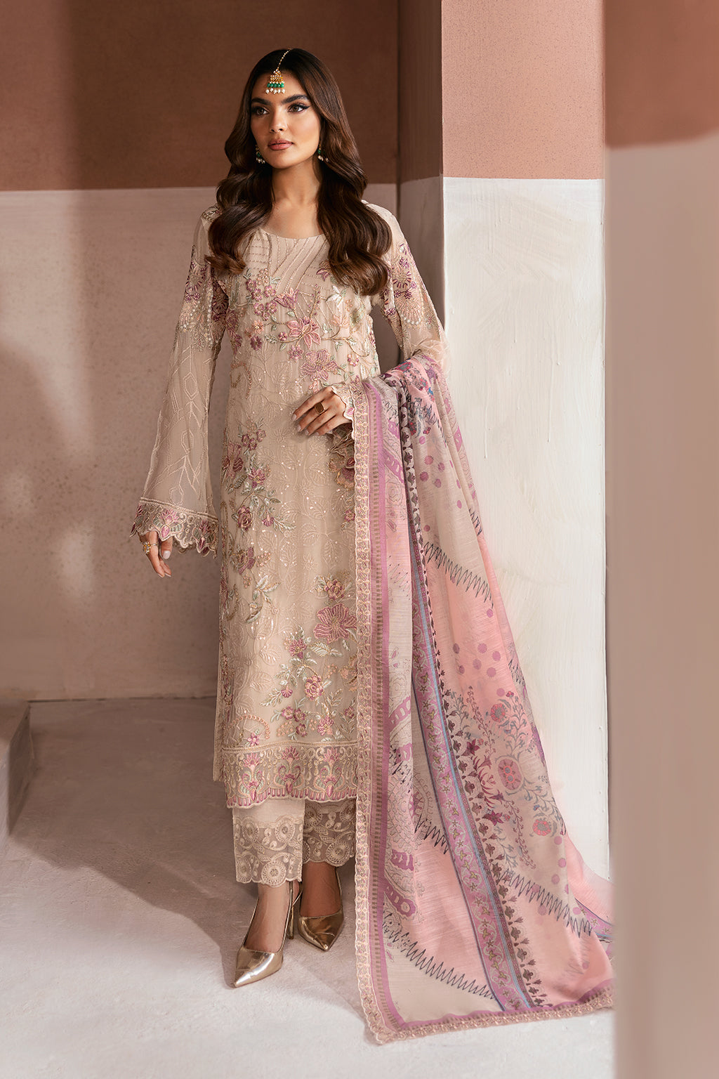 Ramsha | Arzoo Chiffon | U-111 by Ramsha - Designer Dress - Type: Ladies Clothes - Available at Libayah - 100% Original