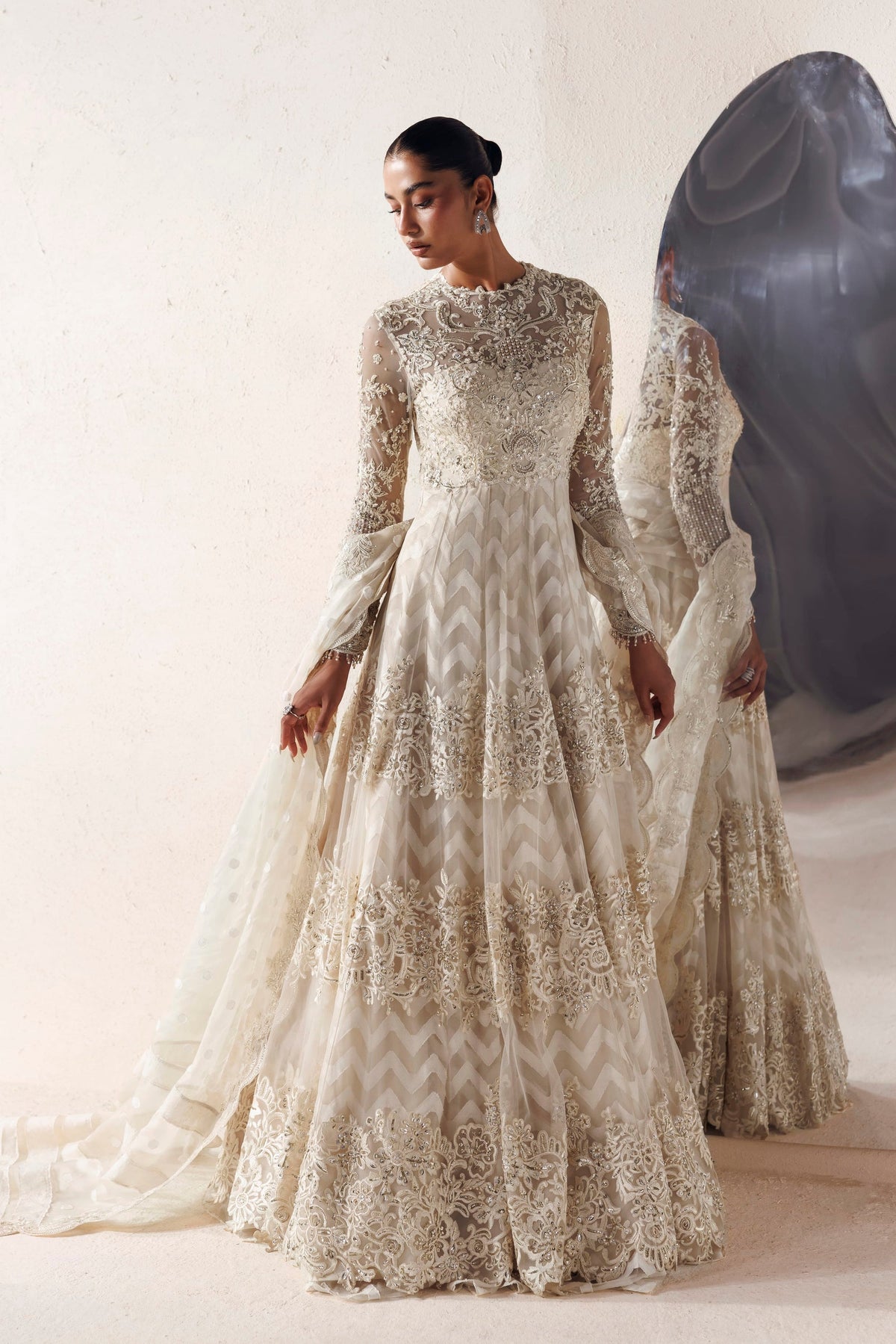 Akbar Aslam | Modern Muse 26 | Vivienne by Akbar Aslam - Designer Dress  - Type : Ladies Clothes - Available at Libayah - 100% Original 