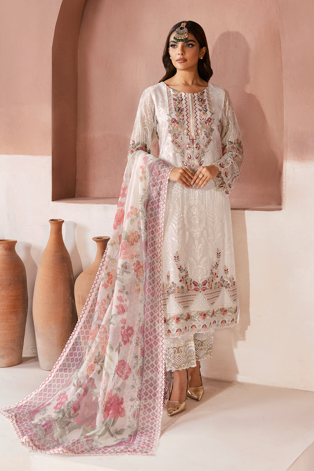 Ramsha | Arzoo Chiffon | U-105 by Ramsha - Designer Dress - Type: Ladies Clothes - Available at Libayah - 100% Original