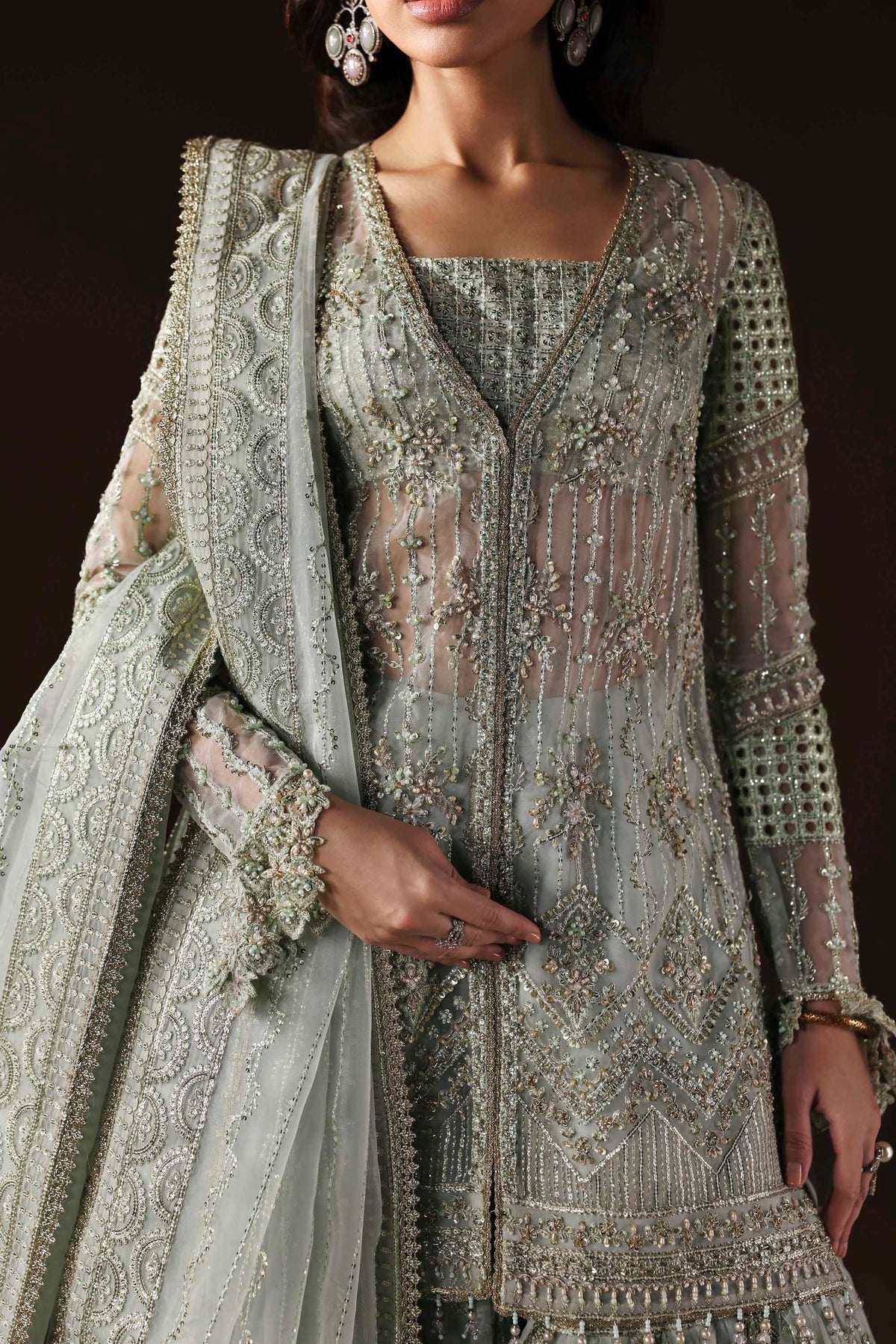Akbar Aslam | Luxury Formals | Muse - Designer Dress - Type : Ladies Clothes - Available at Libayah - 100% Original
