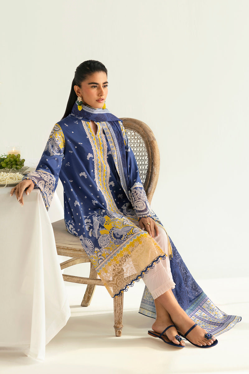 Qalamkar | Q Prints 2025 | PQ-02 HINA by Qalamkar - Designer Dress - Type: Ladies Clothes - Available at Libayah - 100% Original