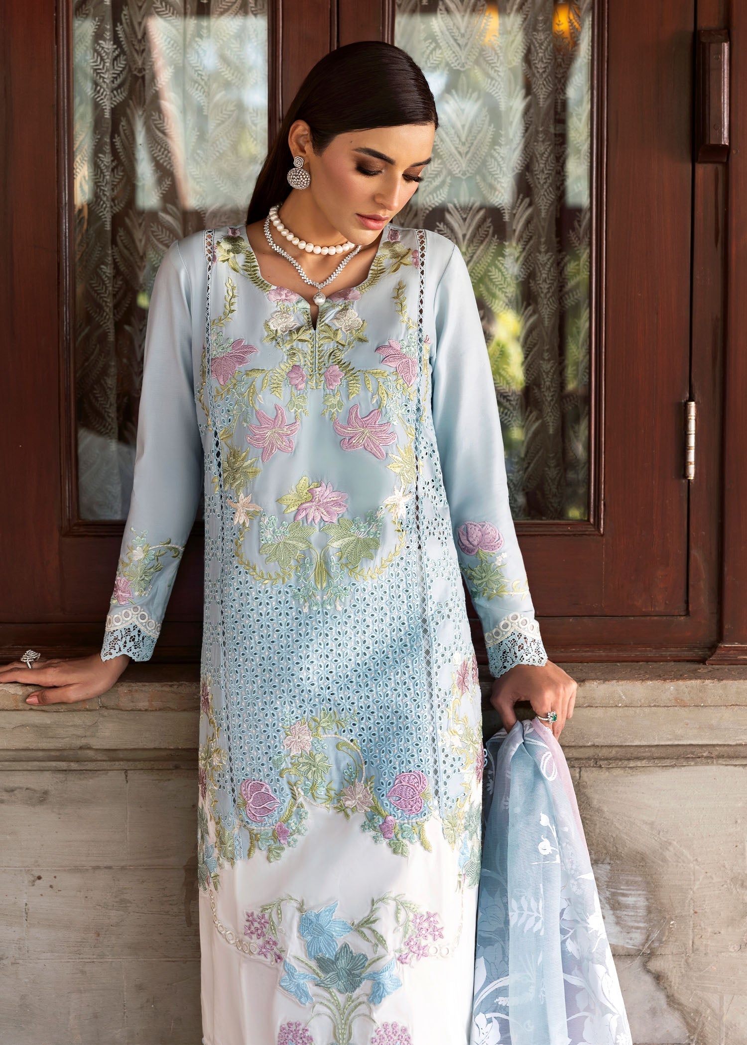 Saira Shakira | Bloom Lawn 25 | LOTUS REVERIE 4-B by Saira Shakira - Designer Dress - Type: Ladies Clothes - Available at Libayah - 100% Original