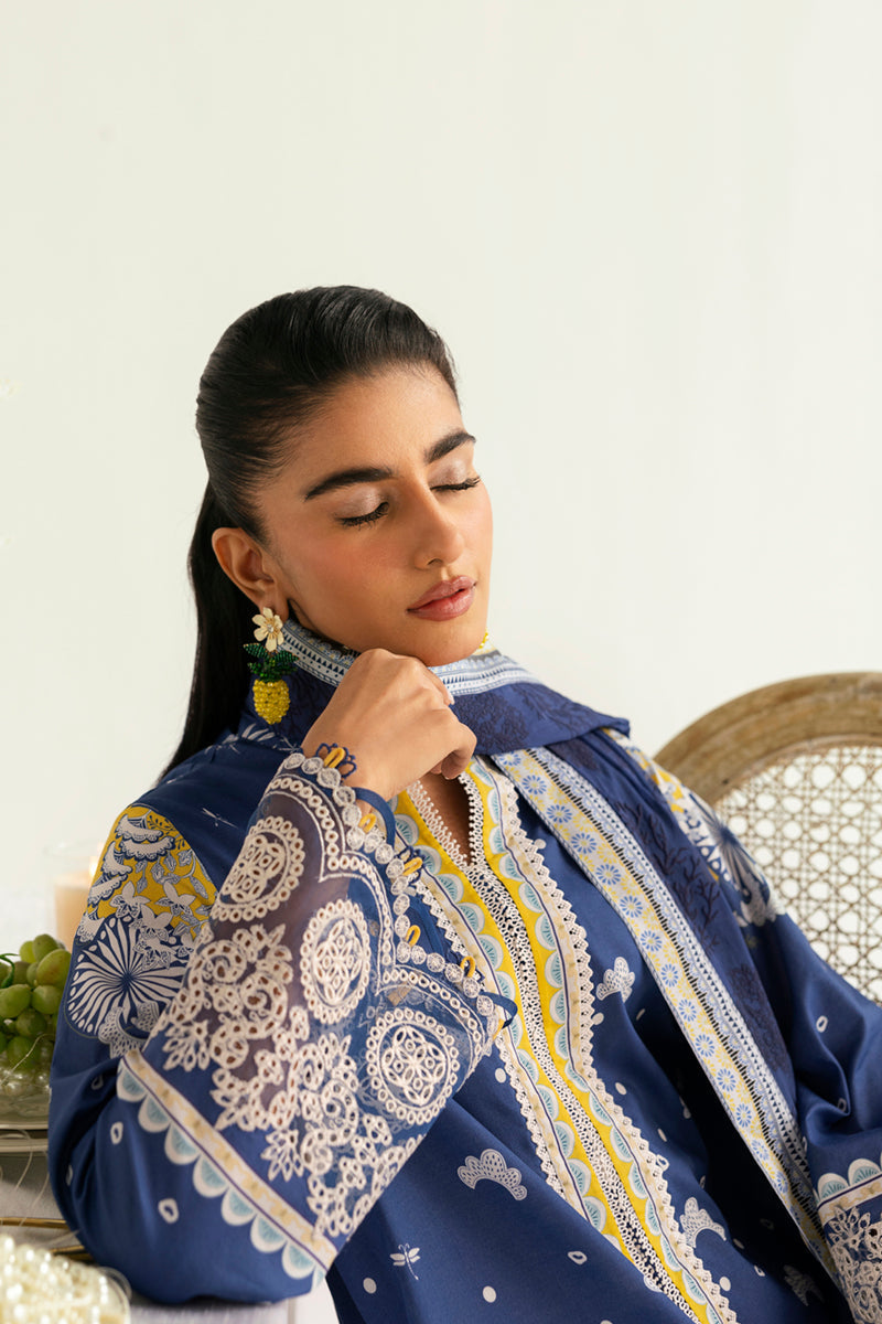 Qalamkar | Q Prints 2025 | PQ-02 HINA by Qalamkar - Designer Dress - Type: Ladies Clothes - Available at Libayah - 100% Original