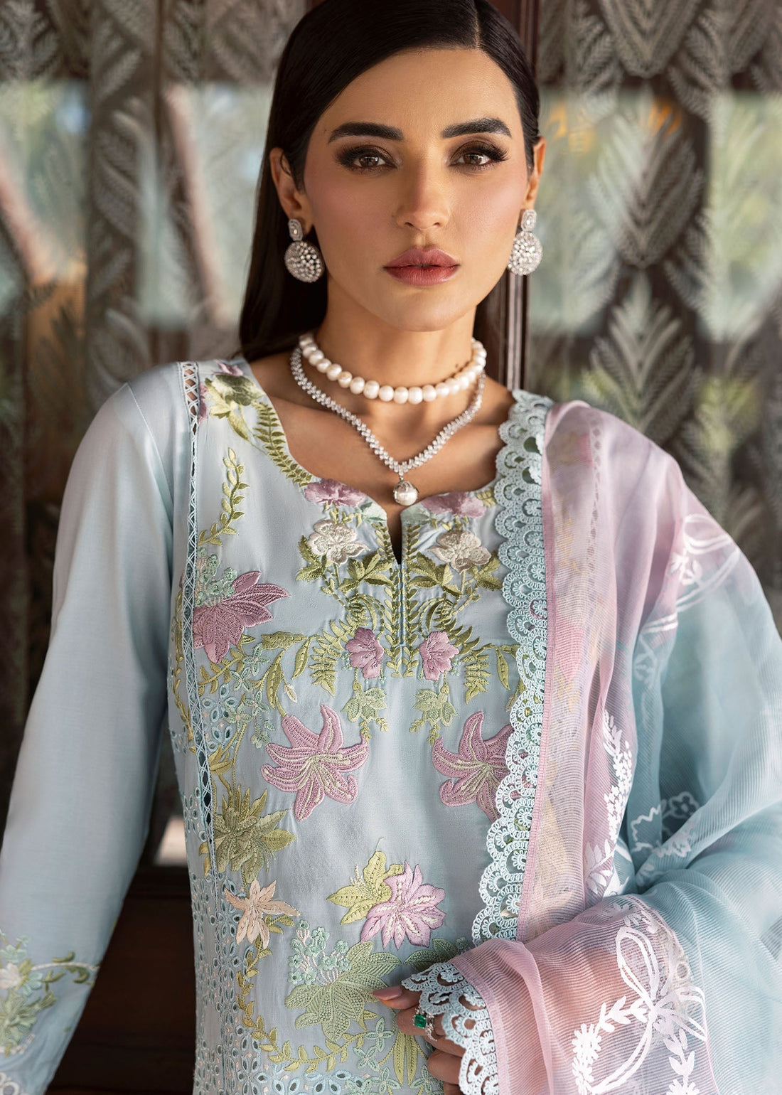 Saira Shakira | Bloom Lawn 25 | LOTUS REVERIE 4-B by Saira Shakira - Designer Dress - Type: Ladies Clothes - Available at Libayah - 100% Original