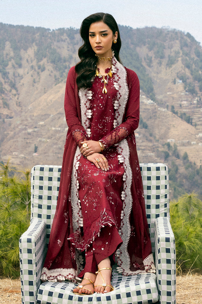 Qalamkar | Qlinekari Lawn | DC-06 Aila by Qalamkar - Designer Dress - Type: Ladies Clothes - Available at Libayah - 100% Original