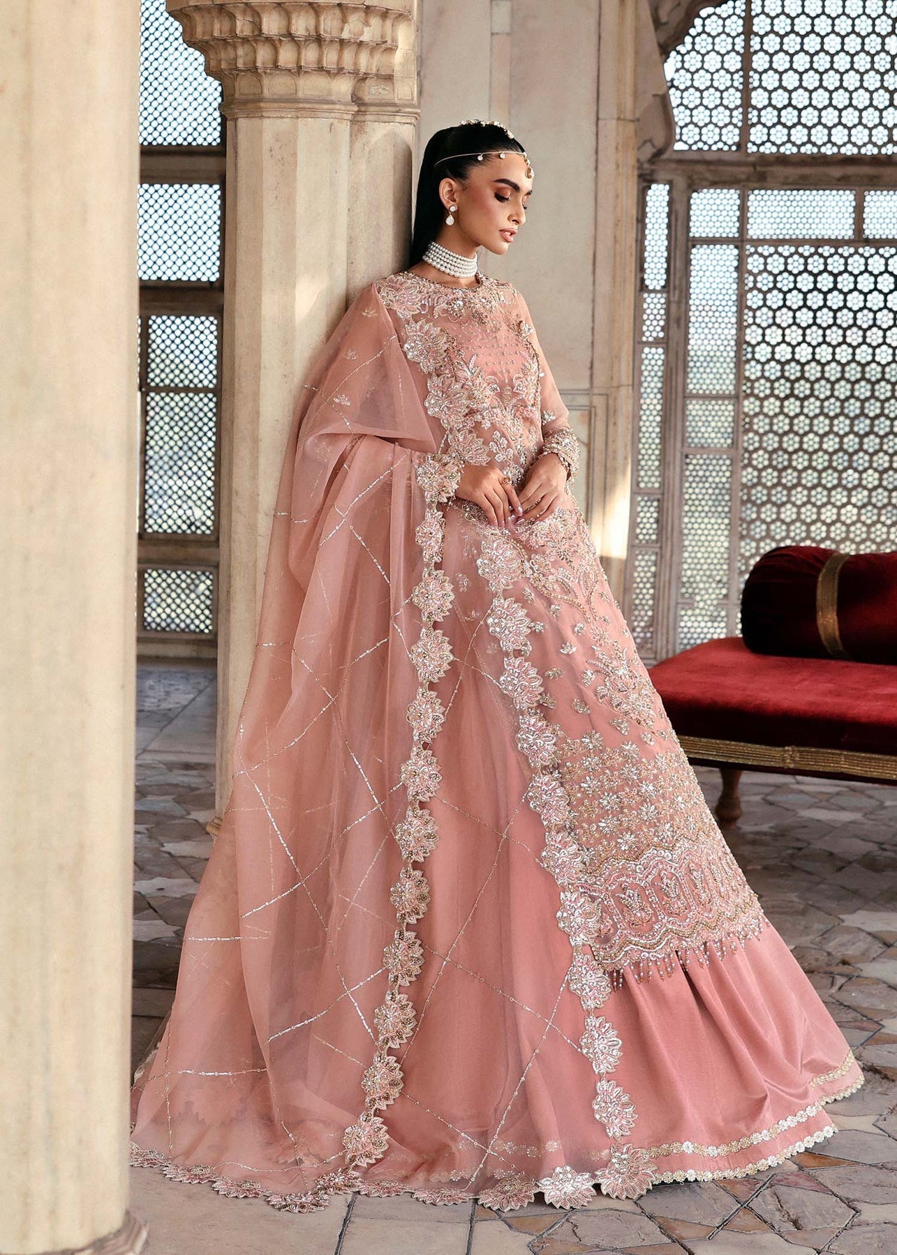 Akbar Aslam | Rajkumari Bridals | Nazneen by Akbar Aslam - Designer Dress - Type: Ladies Clothes - Available at Libayah - 100% Original
