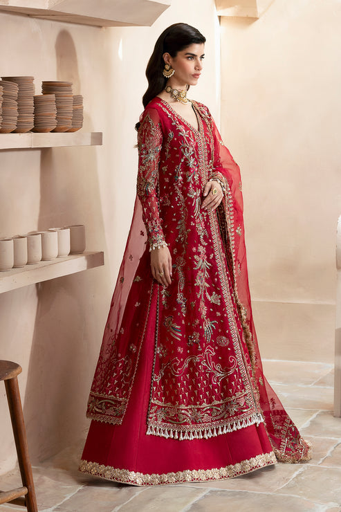 Emaan Adeel | Clay Couture | CARMINE by Emaan Adeel - Designer Dress - Type: Ladies Clothes - Available at Libayah - 100% Original
