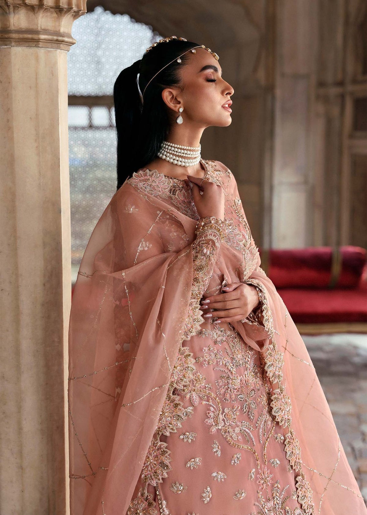 Akbar Aslam | Rajkumari Bridals | Nazneen by Akbar Aslam - Designer Dress - Type: Ladies Clothes - Available at Libayah - 100% Original