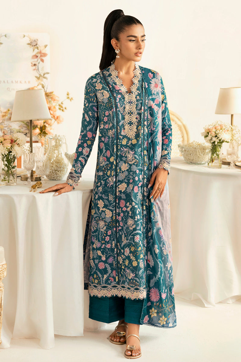 Qalamkar | Q Prints 2025 | PQ-04 RHEA by Qalamkar - Designer Dress - Type: Ladies Clothes - Available at Libayah - 100% Original