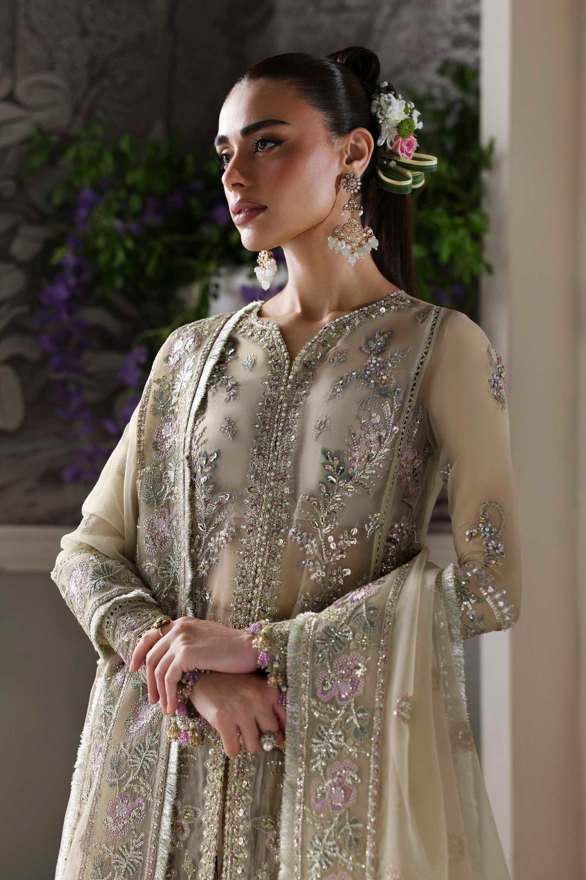Akbar Aslam | Deewani Wedding Formals | Obsidian by Akbar Aslam - Designer Dress  - Type : Ladies Clothes - Available at Libayah - 100% Original 