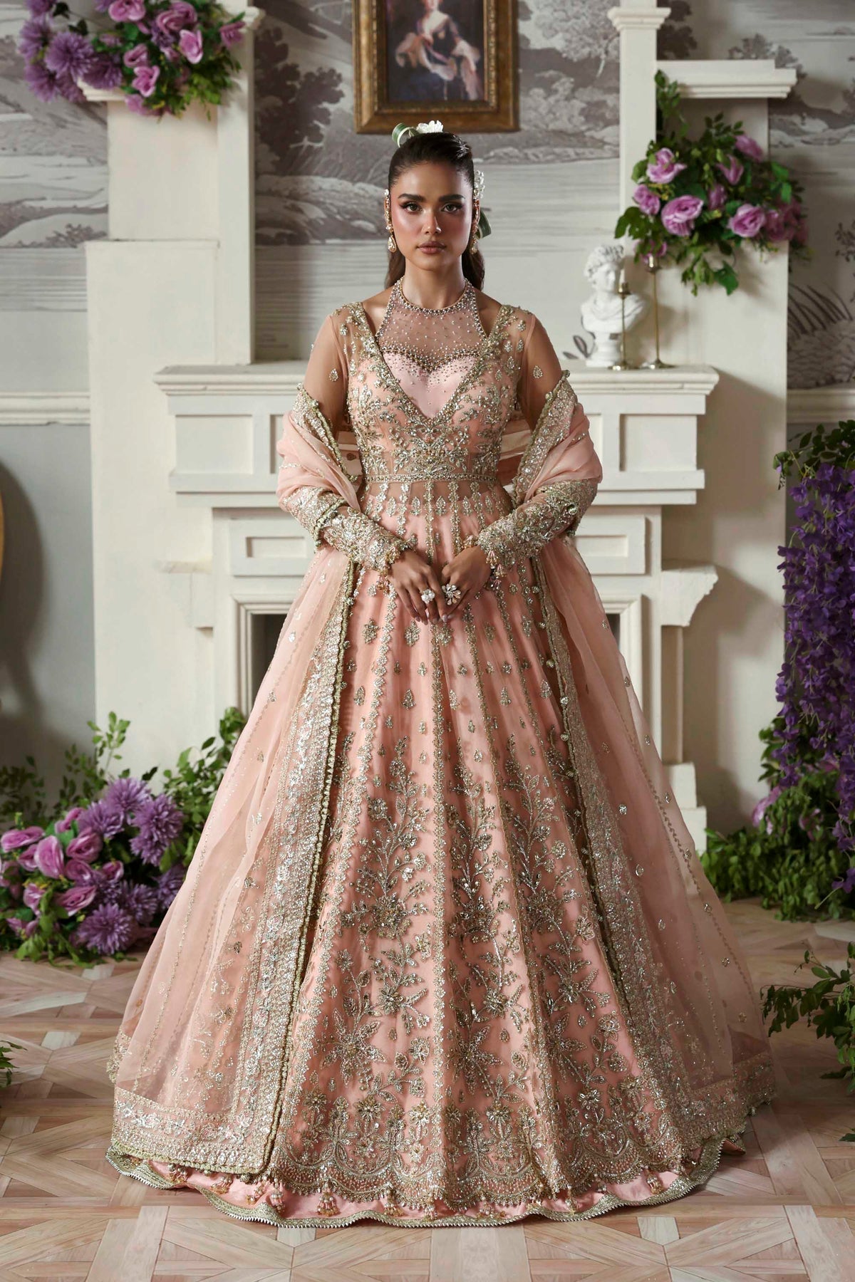 Akbar Aslam | Deewani Wedding Formals | Sanoura by Akbar Aslam - Designer Dress  - Type : Ladies Clothes - Available at Libayah - 100% Original 