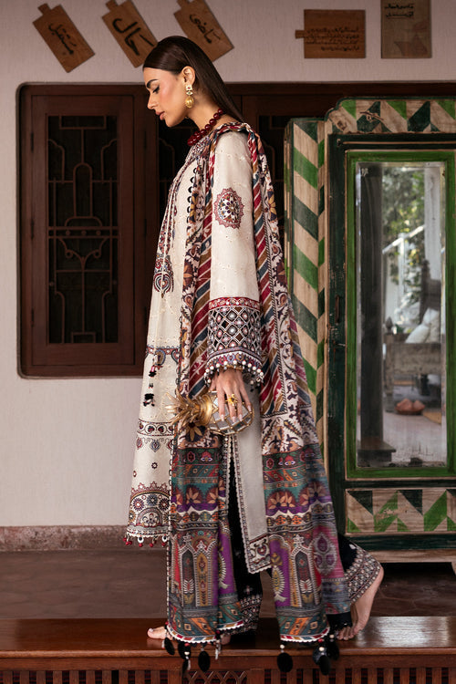 Jazmin | Shahkaar Luxury Eid Lawn SS26 | SL26-D02 - Designer Dress - Type : Ladies Clothes - Available at Libayah - 100% Original