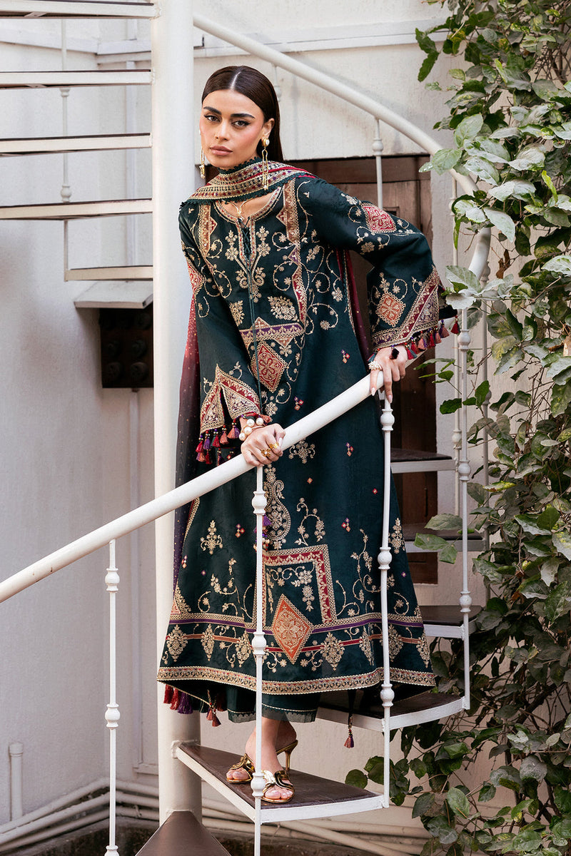 Jazmin | Shahkaar Luxury Eid Lawn SS26 | SL26-D03 - Designer Dress - Type : Ladies Clothes - Available at Libayah - 100% Original