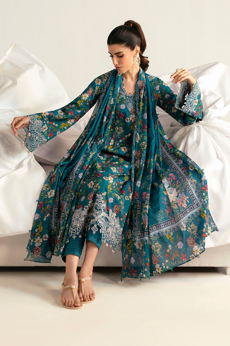Qalamkar | Q Prints 2025 | PQ-10 FAHA by Qalamkar - Designer Dress - Type: Ladies Clothes - Available at Libayah - 100% Original